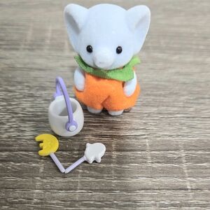 Sylvanian Families Elephant Baby & Halloween Costume with Accessories